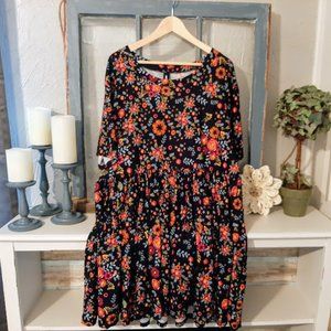 Agnes & Dora Kahlo Dress | Size XXXL